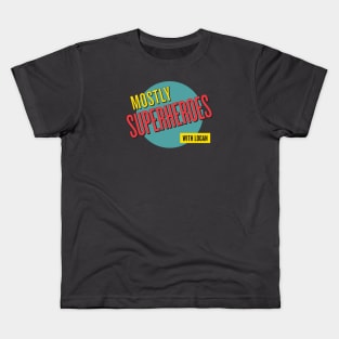 Mostly Superheroes Classic Logo Kids T-Shirt